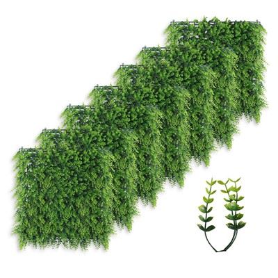 Murs de verdure de jardin de grande taille Panneaux de buis artificiels