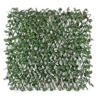 Clôture de feuilles d'érable artificielles de feuille de lierre artificielle
