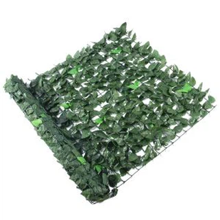 Haie de clôture de feuille artificielle pour la décoration extérieure à la maison
