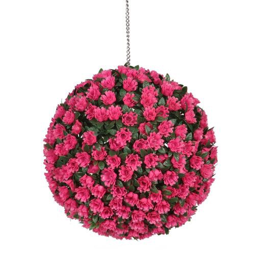 Boules topiaires artificielles bon marché roses pour la décoration de jardin miniature