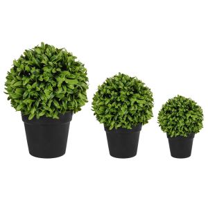 Bonsaï artificiel de plante d'herbe de buis
