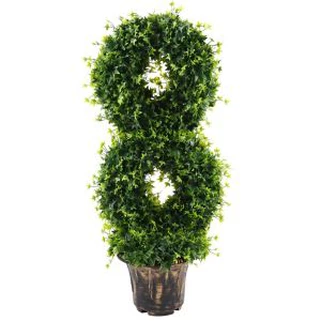 Arbre de buis en spirale artificielle